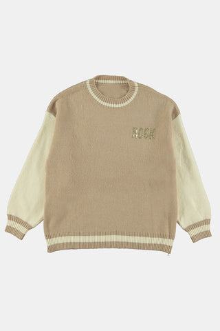 Sweater Gebreid Tijger - Camel
