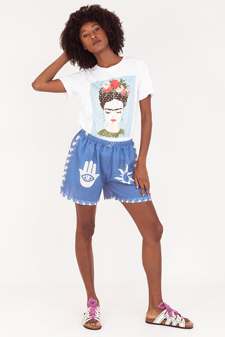 T-shirt Frida - Blauw