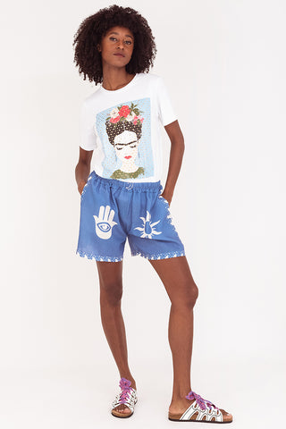 T-shirt Frida - Blauw