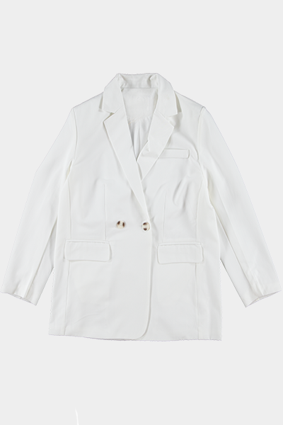 Blazer Double Breasted - Wit