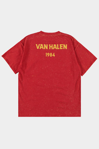 T- shirt van Halen - Rood