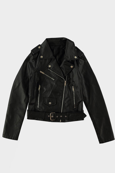Biker Jas - Zwart