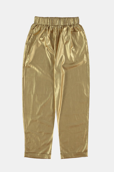 Metallic Broek - Goud