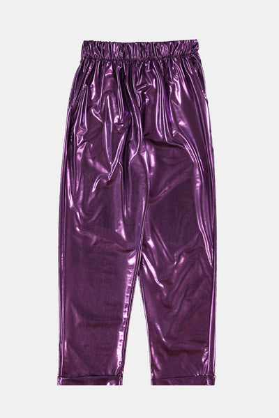Metallic Broek - Paars